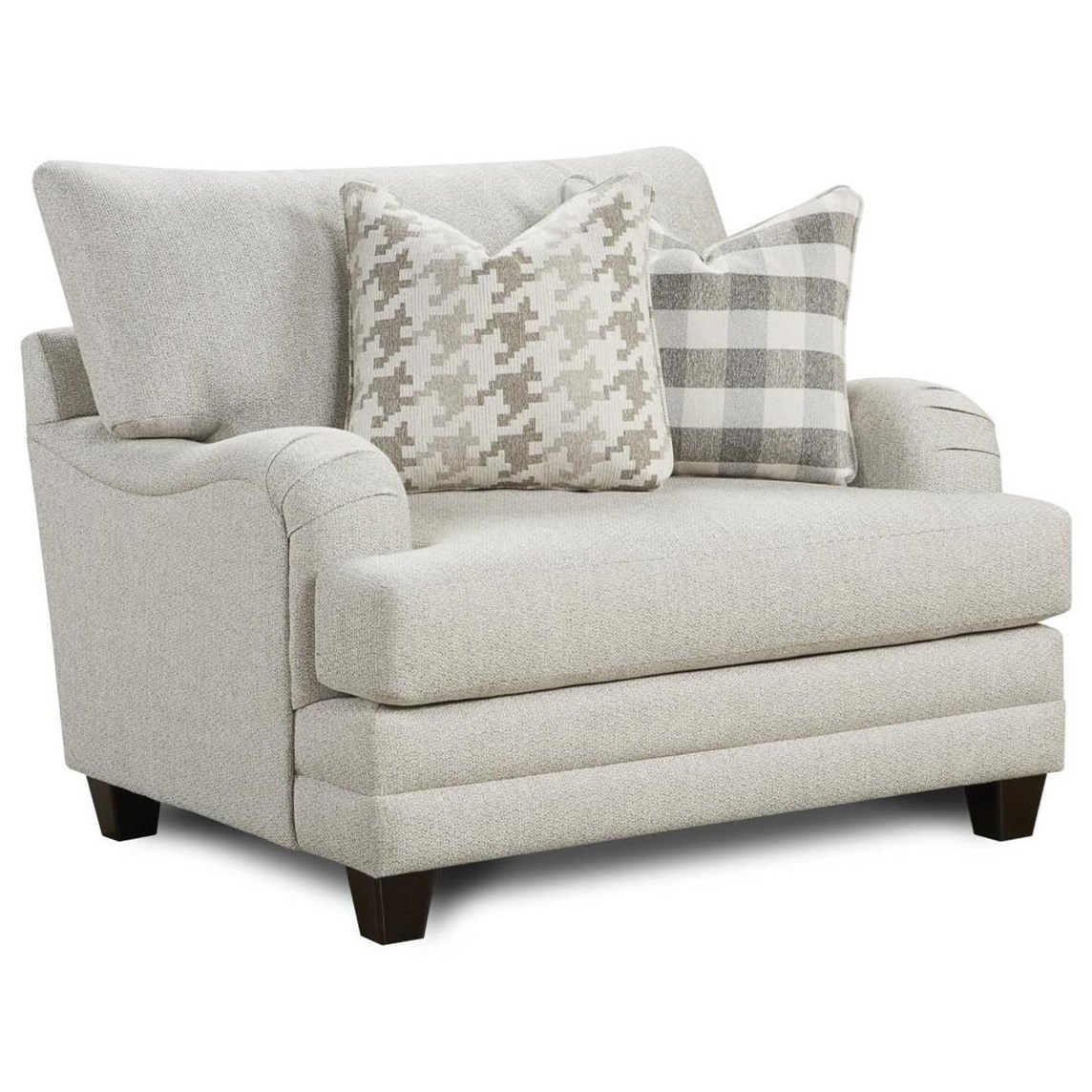 Fusion Furniture 4480 KP BASIC WOOL REVOLUTION Chair and a Half